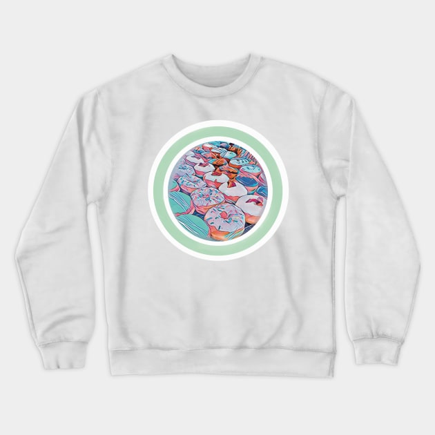 Donut Crewneck Sweatshirt by asiddesign